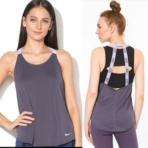 Nike Strappy Back Purple Workout Tank